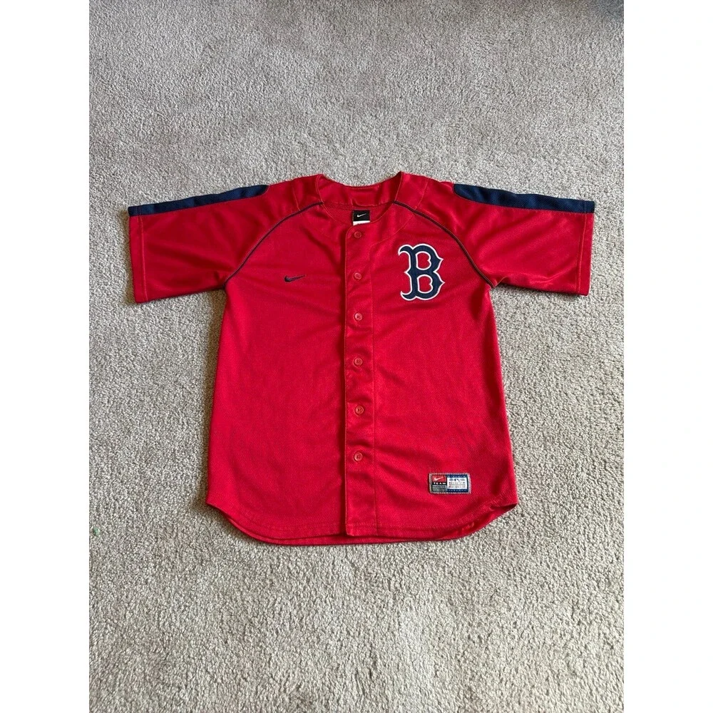 Vintage Boston Red Sox Nike Youth MLB Jersey Size Medium